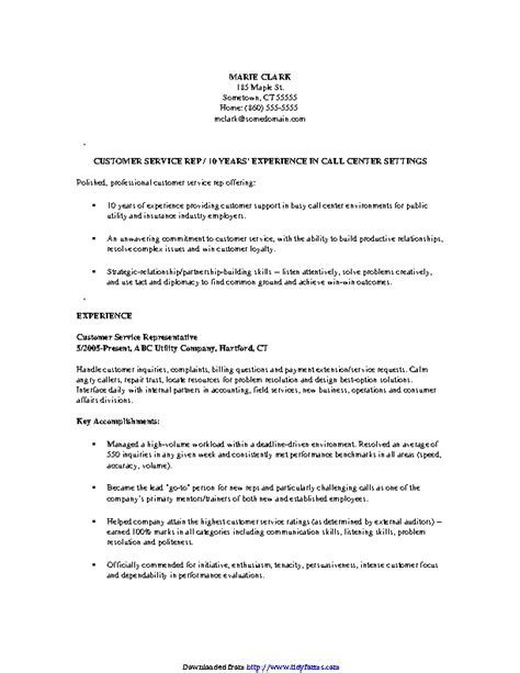 Customer Service Resume Sample 2 Pdfsimpli