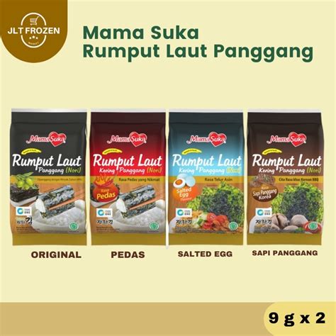 Jual NORI SEAWEED RUMPUT LAUT PANGGANG MAMASUKA 2 PACK ORIGINAL