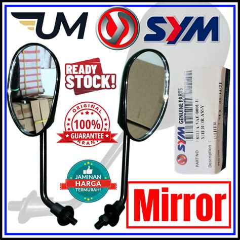 SYM E BONUS SIDE MIRROR CERMIN SISI MOTOR E BONUS EX5 WAVE CLASS BACK