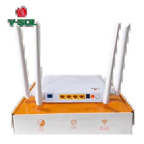 Onu Wifi De Doble Banda V Ac Z Vsol Fiberpon Technology