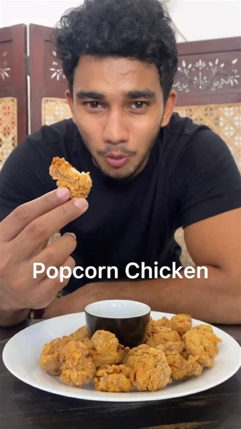 Crispy Popcorn Chicken Asmr