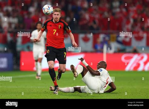 Doha Qatar 23rd Nov 2022 Kevin De Bruyne L Of Belgium In Action