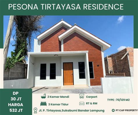 Rumah Komersil Di Perumahan Pesona Tirtayasa Residence