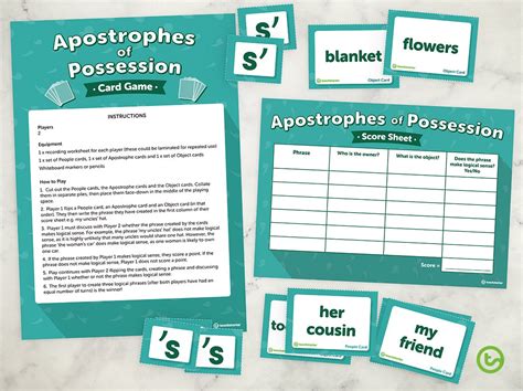 Apostrophe Activities And Resources Your Students Will Love Teach