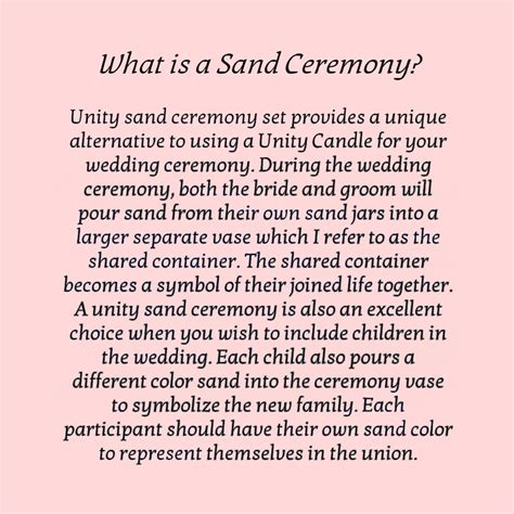 Personalized Wedding Unity Sand Ceremony Set Wedding Unity Sand Set