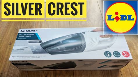 SilverCrest LIDL Wet Dry Handheld Vacuum Cleaner Li Ion Battery YouTube