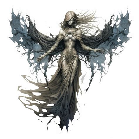 Premium Photo Ethereal Banshee A Captivating Illustration Of An