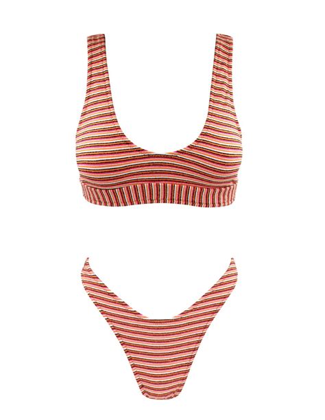 Terry Stripe 90s Bikini Emma Swimwear