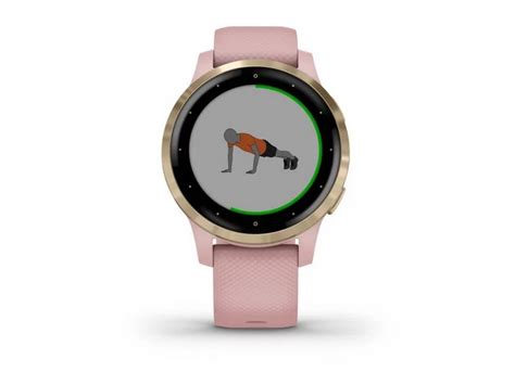 Garmin Vivoactive 4S Dust Rose Light Gold SKU 010 02172 34