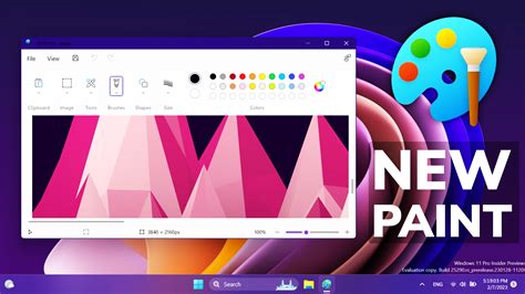 New Paint App In Windows 11 With Updated Design Tech Based