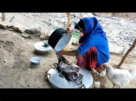 Making Buttermilk By Nomadic Woman Nomadic And Village Lifestyle In