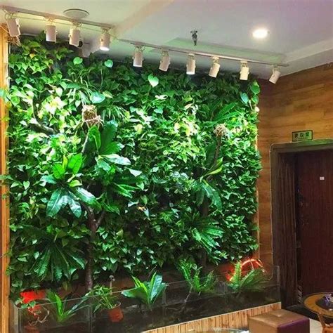 Balcony Lobby 35 Mm Artificial Green Wall Grass For Decoration At 60