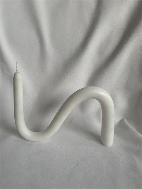 Bendy Twist Candle Large Etsy