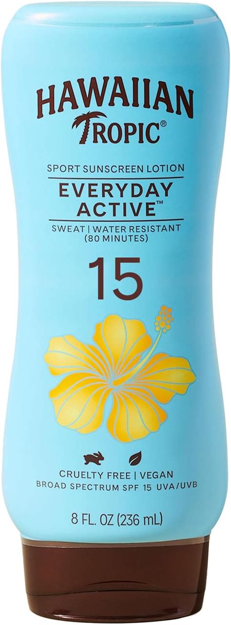 Hawaiian Tropic Sunscreen Silk Hydration Moisturizing Broad