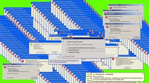 ошибка вируса Windows Xp зеленый экран видео видео MOV Бесплатная