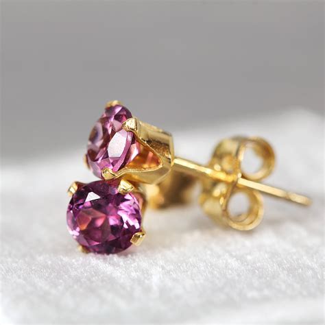 Rhodolite Garnet Earrings Earrings For Love And Inspiration