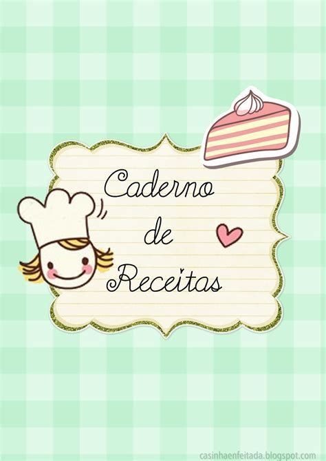 Capas Para Caderno De Receitas Para Imprimir