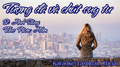 Karaoke Tượng Đá Và Chút Suy Tư Tone Nam TAS BEAT YouTube