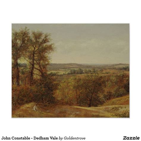 John Constable - Dedham Vale Poster | Zazzle | Landscape paintings, Art ...