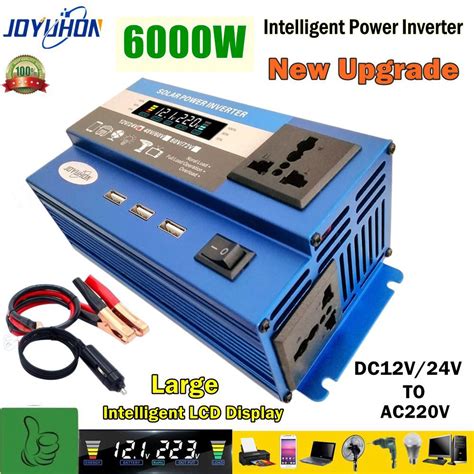 JOYUHON 10000W Solar System Set Power Inverter DC12V TO AC220V 18W