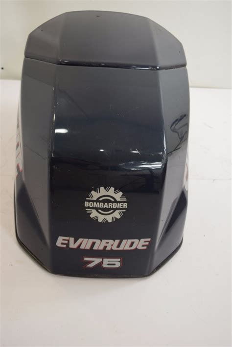 5004953 Evinrude Johnson 2002 03 FICHT Top Hood Cowling Cover 75 90 115