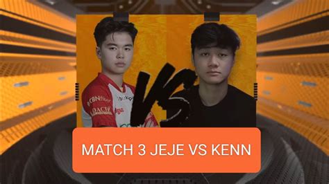 JEJE ADRIEL VS BTR KENN BY 1 LANCELOT MATCH 3 UPOINT MAJOR SERIES