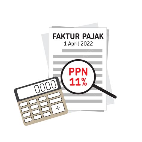 Perubahan Tarif Pajak Ppn Indonesia Menjadi 11 Tong Pajak Ekonomi Png Dan Vektor Dengan