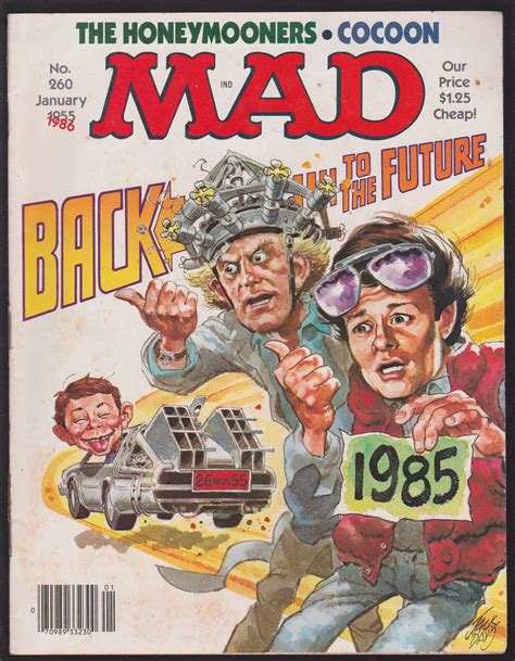 Madmagazine 260 Backtothefuture Michaeljfox Thehoneymooners Mad