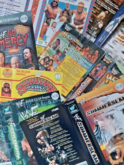 WWF WWE WCW Home Video VHS And DVD Covers Lots To Choose