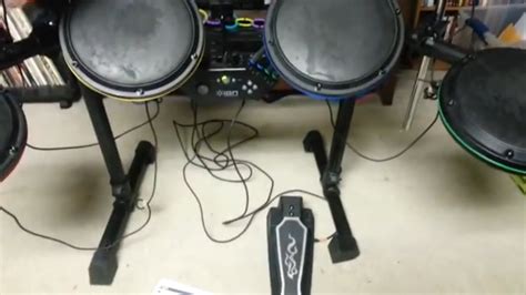 Ion Drum Rocker Xbox 360 Rockband Premium Drum Kit Tested Worn Pads No Sticks Sold Youtube