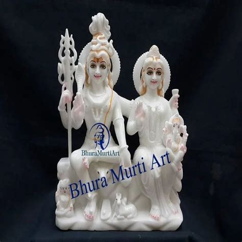 Plain Hindu White Marble Shiv Parivar Statue Home At Rs 35000 In Jaipur