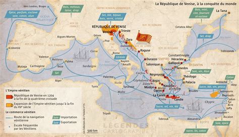 Venetian Trade Routes Map