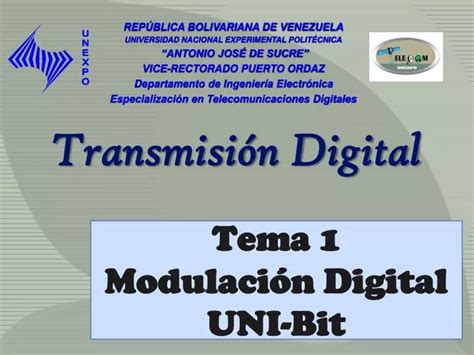 Ppt Tema Modulaci N Digital Uni Bit Powerpoint Presentation Free