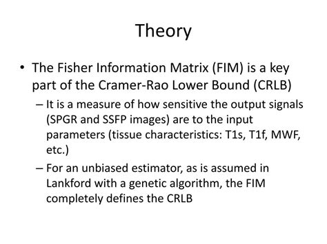 PPT - Fisher Information Matrix of DESPOT PowerPoint Presentation, free ...