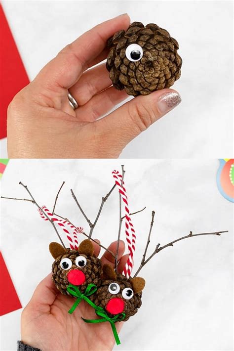 48 Amazing DIY Pine Cone Crafts & Decorations - A Piece Of Rainbow