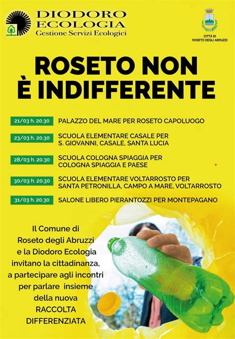 Roseto Non E Indifferente Parte La Campagna Di Sensibilizzazione Per