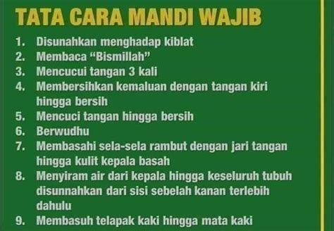 Cara Mandi Wajib Panduan Untuk Lelaki Dan Wanita