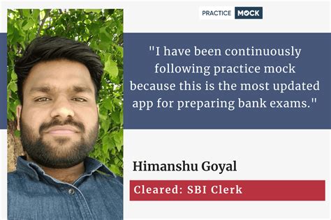 Success Story Of Himanshu Goyal Cleared Sbi Clerk