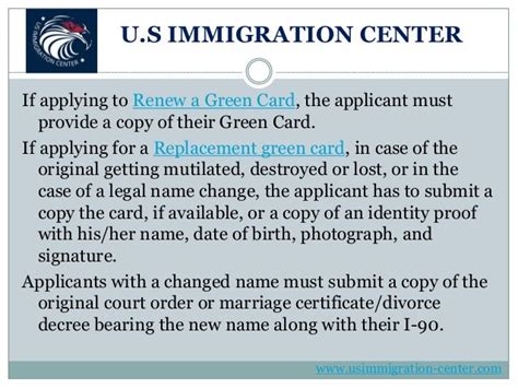 Overview Of The Green Card Renewal Form I 90 Application Process