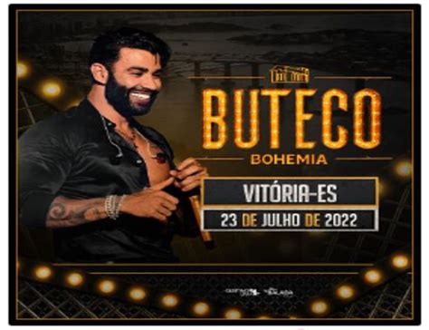 Ingressos disponíveis para o Buteco Vitória 2022 Gusttavo Lima