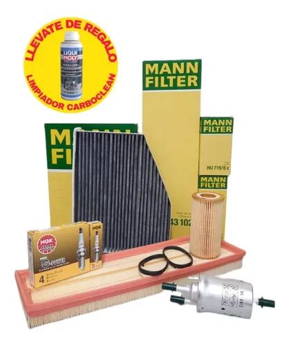 Kit Afinacion Vw Jetta Mk Filtros Mann Filter Env O Gratis