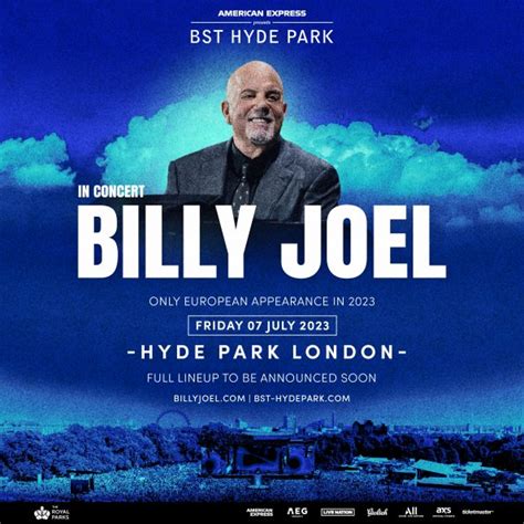 Billy Joel To Carry Out At Bst Hyde Park In Inside Wales