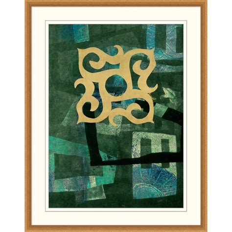 Wendover Art Group Ordered Chaos Ordered Chaos 2 Framed On Glass Print