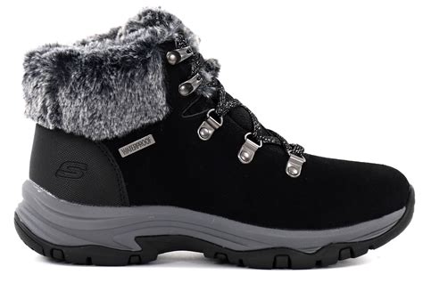 Skechers naisten vettähylkivät nilkkurit 167178 BLK TREGO FALLS