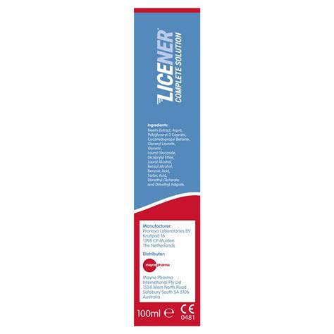 Buy Licener Single Head Lice Treatment 100ml Online At Chemist Warehouse®