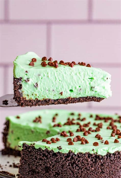 No Bake Mint Chocolate Cheesecake Tornadough Alli