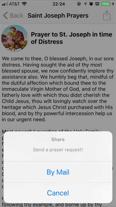 Iphone I In Saint Joseph Prayers Ndir