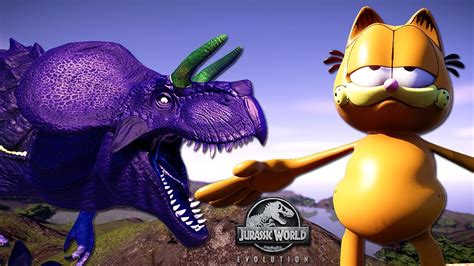 Blue Ultimasaurus Vs Garfield And Pink T Rex Pycnonemosaurus Jurassic