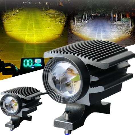 Faros Led para Conducción de Motocicleta Luces Antiniebla