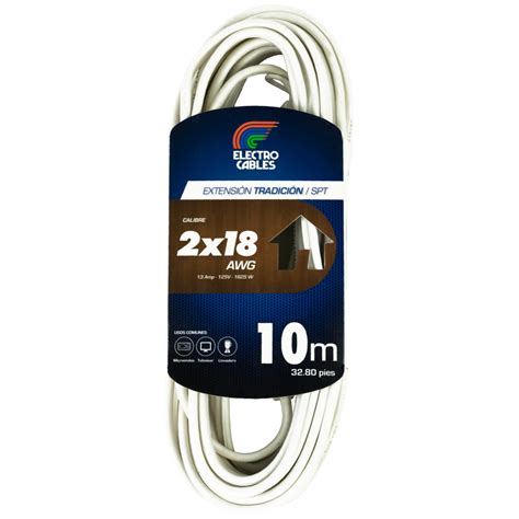 Extension SPT 2x18 De 10m Electrocables Disensa Ecuador